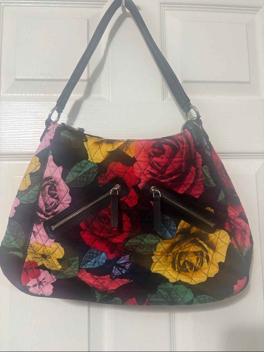 Vera Bradley Havana Rose Vivian Hobo bag